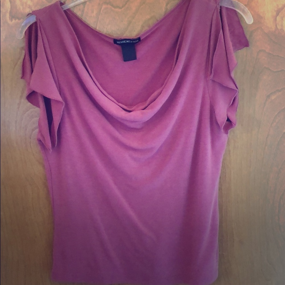 Soft red blouse